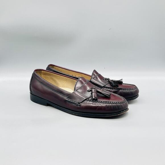 Cole Haan Shoes Mens 10 Brown Leather Tassel Loafers Slip On Dress Classic main image 7